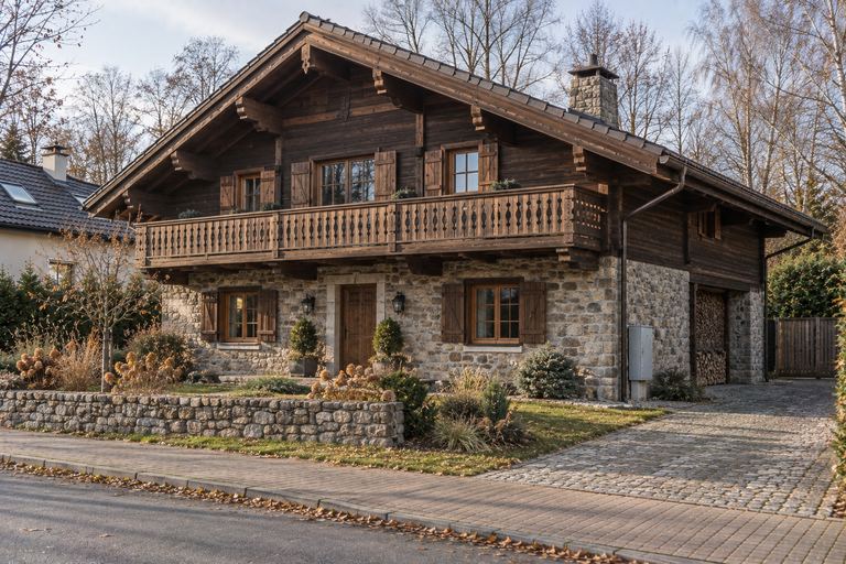 Elewacja w stylu Chalet